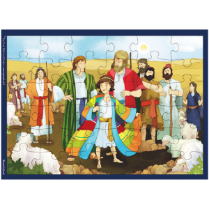 Joseph's Coat of Many Colors Puzzle, 36 pieces